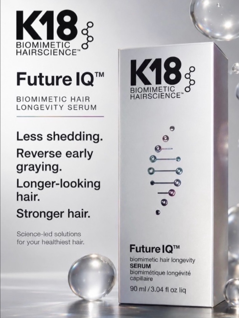 K18 Future IQ Biomimetic Hair Longevity Serum